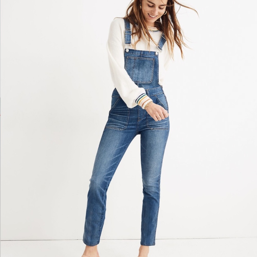 Skinny Overalls in Jansing Wash